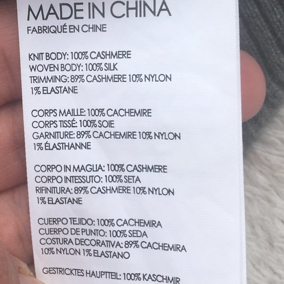 Club Monaco cashmere sweater, sz XS - Picture 3 of 8